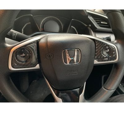 Honda Civic FC Steering Multimedia Carbon Fiber Trim 2016-2021