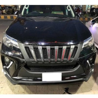 Toyota Fortuner Navara Style Front Chrome Grill 2016-2021