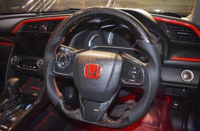 Honda Civic Carbon Fiber Steering Wheel 2016-2021