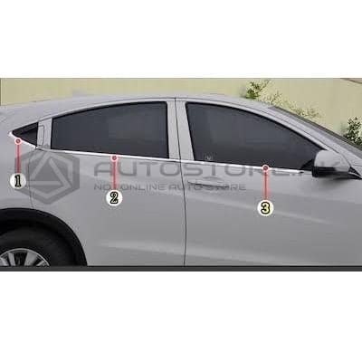 Honda Vezel Chrome Weather Strips 2013-2021