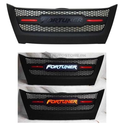 Toyota Fortuner Front Led Grill with Logo 2016-2021