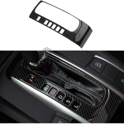 Honda Civic Gear Panel Carbon Fiber Trim 2016-2021