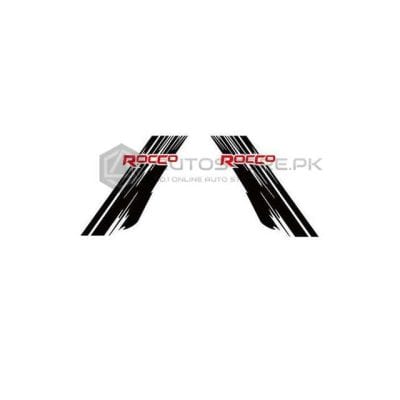 Toyota Hilux Rocco Graphics Vinyl Decal Car Styling Trunk Decor Black and Red Sticker
