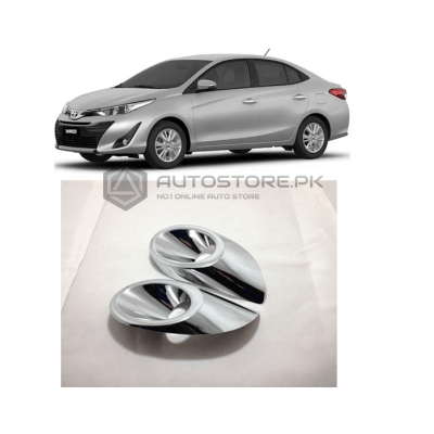 Toyota Yaris Front Fog Light Chrome Housing 2020-2023