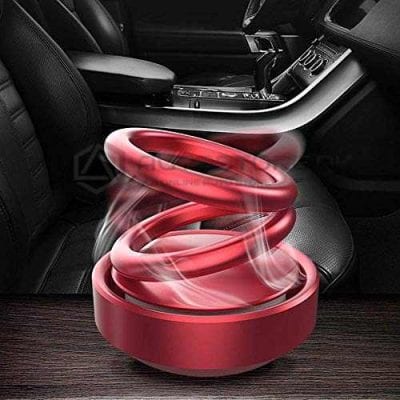 Spiral Double Ring Rotating Air Freshener For Dashboard
