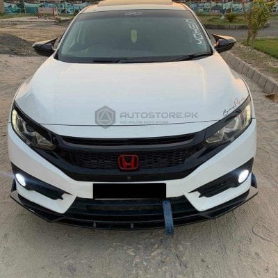 Honda Civic Front Splitter Carbon Fiber 2016-2021