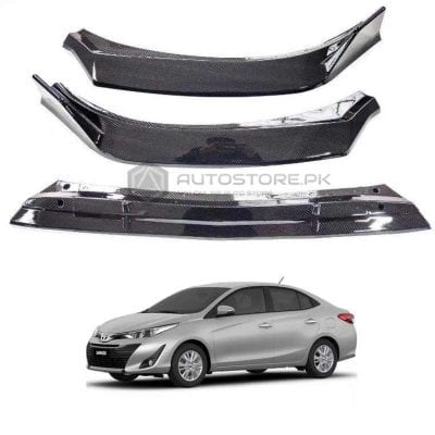 Toyota Yaris Front Bumper Splitter Matt Black 2020-2023