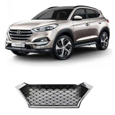 Hyundai Tucson Front Chrome Honey Comb Style Grill 2015-2020