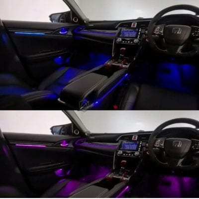 Honda Civic Complete Illumination Kit Carbon Fiber with 64 Color 2016-2021