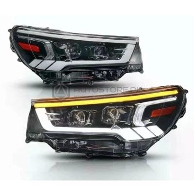 Toyota Hilux Revo Audi Etron Style Head Lights 2021-2023