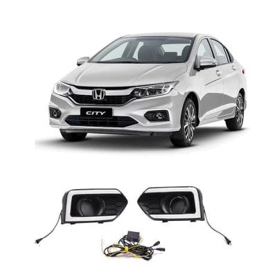 Honda City DRLs Fog Lamps Cover 2021