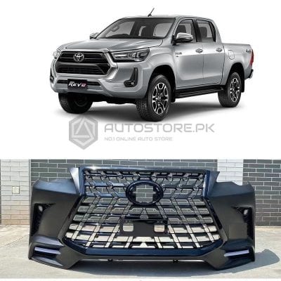 Toyota Hilux Revo Lexus Style Front Bumper 2021-2023