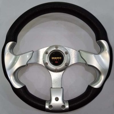 Momo Steering Wheel Silver