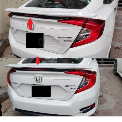 Honda Civic Back LED RS Spoiler 2016-2021