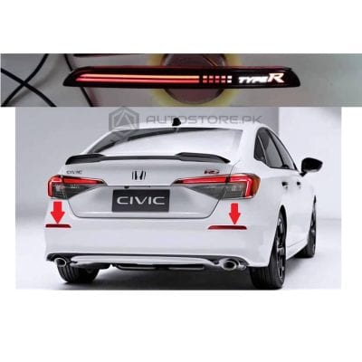 Honda Civic Rear Bumper Reflector Type R Smoke 2022-2023