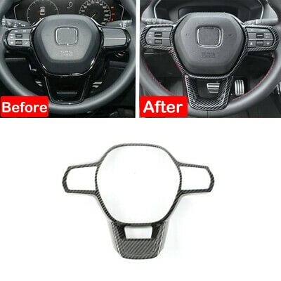 Honda Civic Carbon Fiber Steering Trim 2022-2023