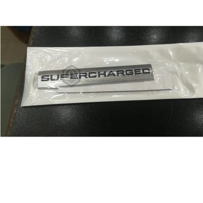Supercharged Logo Silver