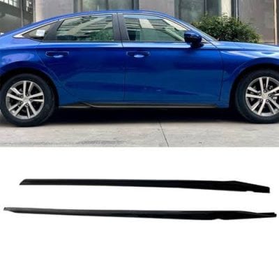 Honda Civic Aero Style Side Skirts Glossy Black 2022