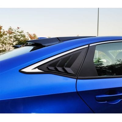 Honda Civic Glossy Black Quarter Louver 2022-2023