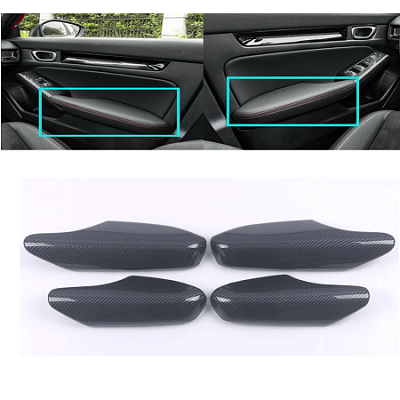 Honda Civic Inner Door Arm Cover Carbon Fiber 2022-2023