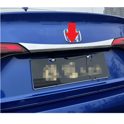 Honda Civic Trunk Garnish Chrome 2022-2023