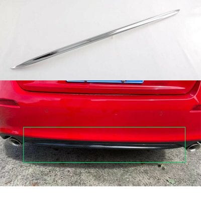Honda Civic Rear Bumper Trim Chrome 2022-2023
