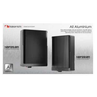 NAKAMICHI NBF25.0A 10" Full Aluminium Active Underseat Subwoofer