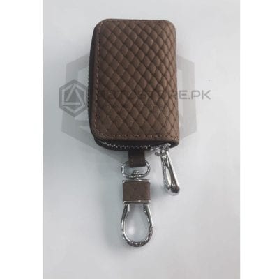 Universal Leather Zipper Key Cover