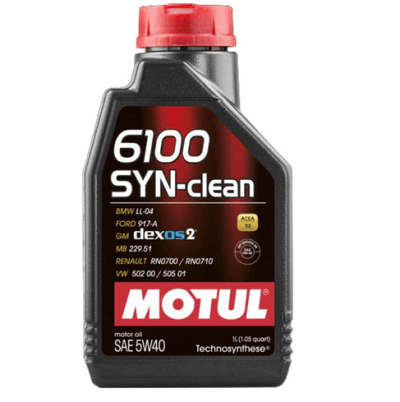 Motul 6100 SYN-CLEAN 5W-40 Semi-Synthetic 1 Liter