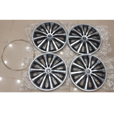 Sliver and Black Wheel Cover 15 Inches