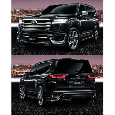 Toyota Land Cruiser FJ300 / LC300 Modellista Body Kit Black 2022-2023