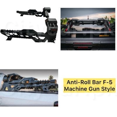 Toyota Hilux Revo Machine Gun Style Hamer Roll Bar 2016-2023