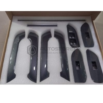 Toyota Prado Carbon Fiber Style Interior Trims 2009-2019