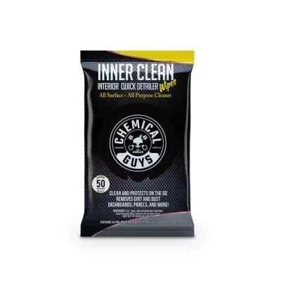 Chemical Guys Inner Clean-Quick Interior Detailer & Protectant Wipes