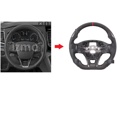 Carbon Fiber Steering For Ford Transit Custom Tourneo 2021-2022