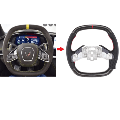 Carbon Fiber Steering For Chevrolet C8 2019-2021