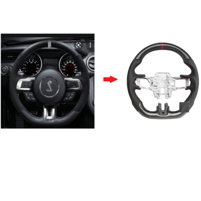 Carbon Fiber Steering For Mustang 2018-2021