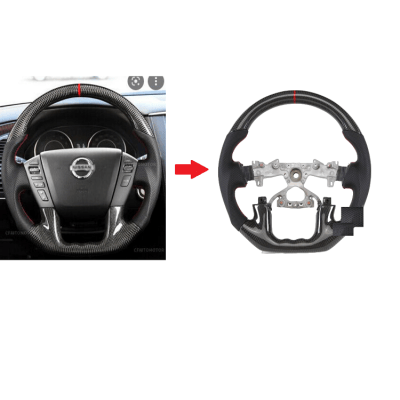 Carbon Fiber Steering For Nissan Y62 2019-2022