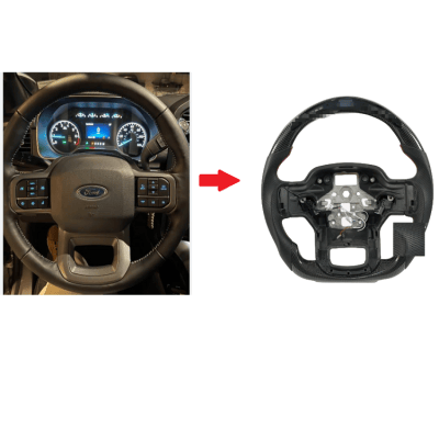 Carbon Fiber Steering For Ford F150 2021-2023