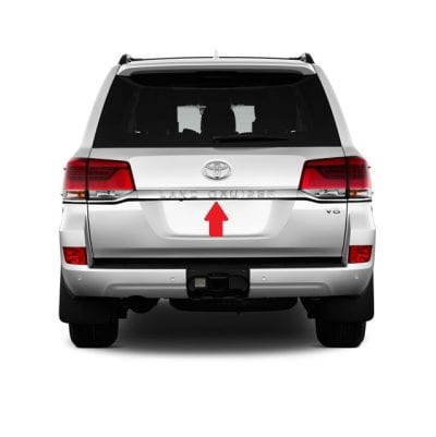 Toyota Land Cruiser FJ200 Chrome Trunk Lid Cover | Garnish 2015-2020