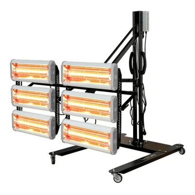 Paint Curing Lamp 7800W Infrared Heater for Car Paint