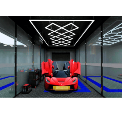 Car Detailing | Workshop LED Hexagon Lighting V12