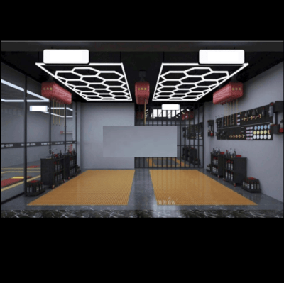 Car Detailing | Workshop LED Hexagon Lighting V6