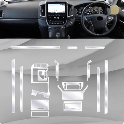 Toyota Land Cruiser FJ200 Interior Premium Paint Film TPU Sheets 2018