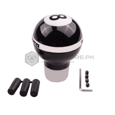Black No.8 Ball Style Car Gear Shift Knob Universal