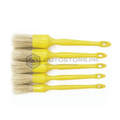 Detailing Brush 5 Pcs Set Yellow