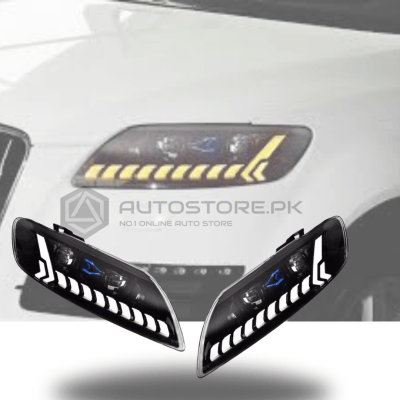 Audi Q7 Headlamps Matrix Style 2006-2015