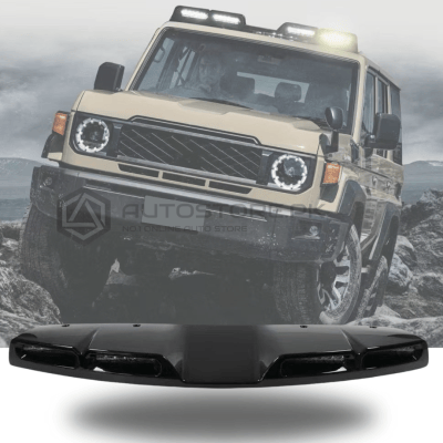 Glossy Black Lamp Roof Light Fits For Toyota Land Cruiser LC76 1996-2002