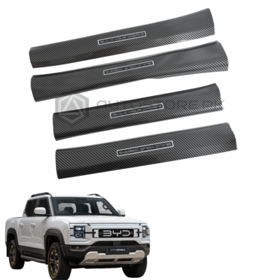 BYD Shark 6 Carbon Fiber Inside Door Sill Scuff Plate Protector 2025-2026