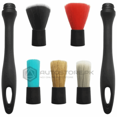 BRUSHPACK Interchangeable Car Detailing Brush Set 5-Piece